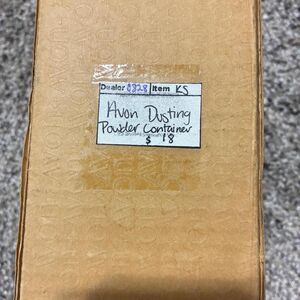 Avon Vintage Pink Dusting Makeup Container
